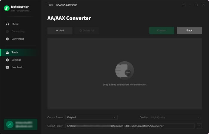 Convert AA/AAX Audiobooks